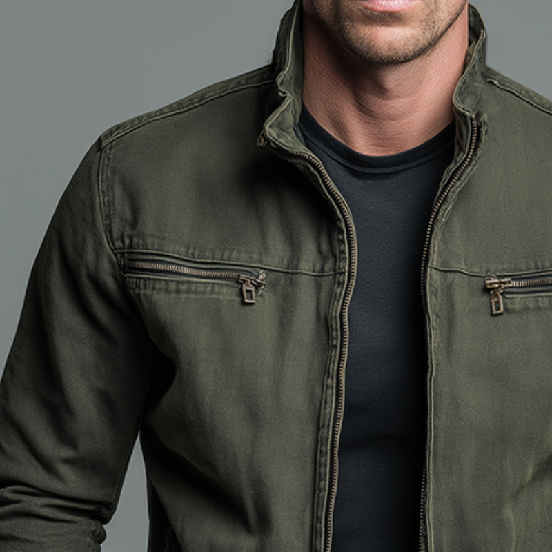 Alpine | Vintage Cotton Zip Jacket