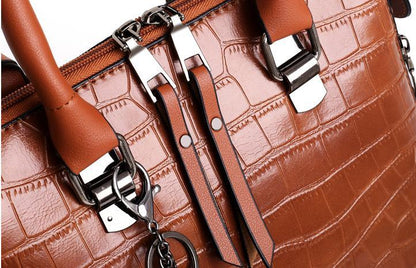 Evelyna - Set of 4 Leather Handbags Elegance (BUY 1 GET 1 FREE)