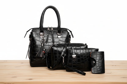 Evelyna - Set of 4 Leather Handbags Elegance (BUY 1 GET 1 FREE)