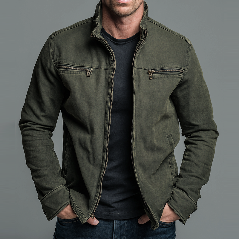 Alpine | Vintage Cotton Zip Jacket