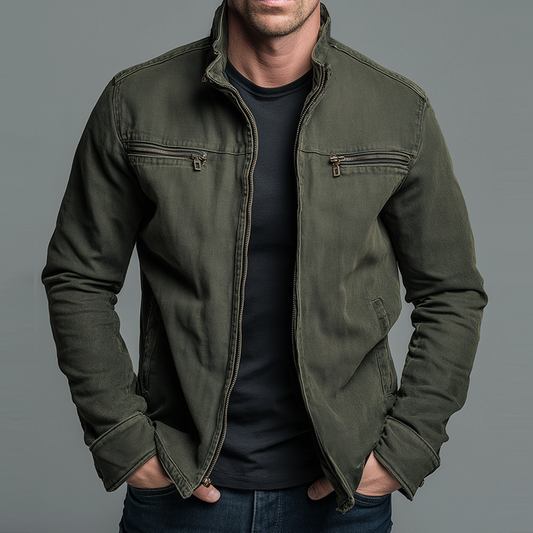 Alpine | Vintage Cotton Zip Jacket