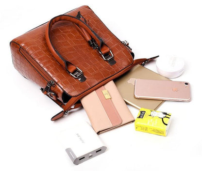 Evelyna - Set of 4 Leather Handbags Elegance (BUY 1 GET 1 FREE)