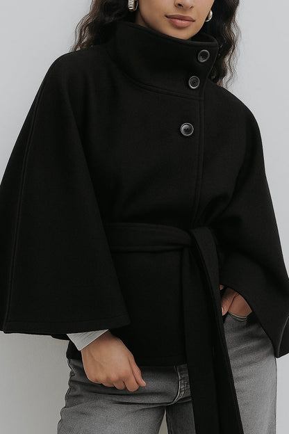 Chloe | Collared and belted jacket