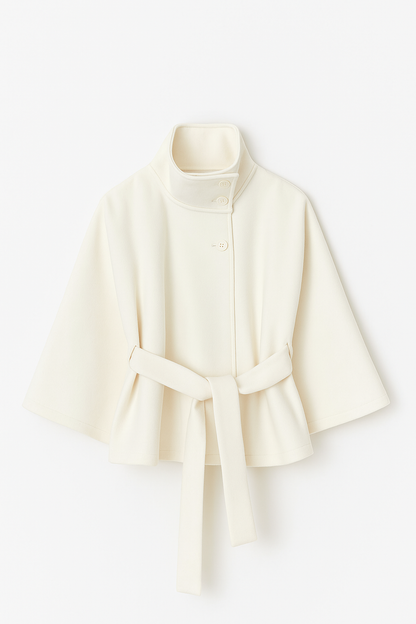 Chloe | Collared and belted jacket