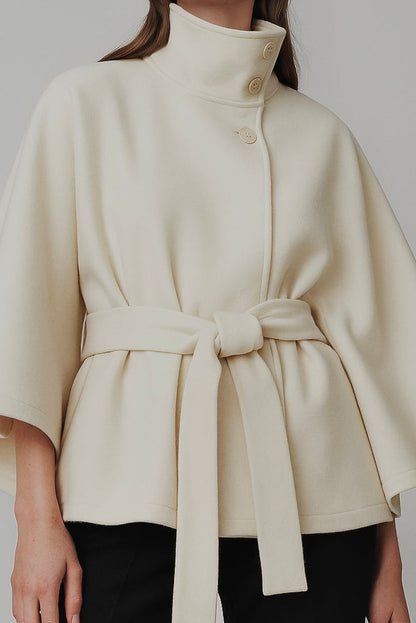 Chloe | Collared and belted jacket