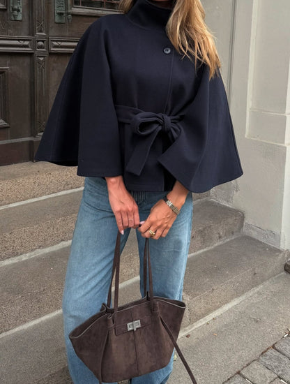 Chloe | Collared and belted jacket