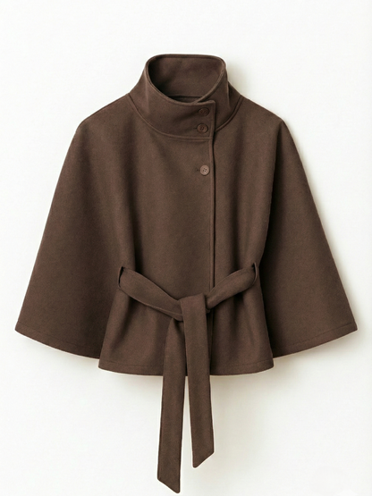 Chloe | Collared and belted jacket