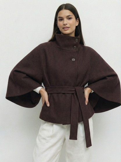 Chloe | Collared and belted jacket