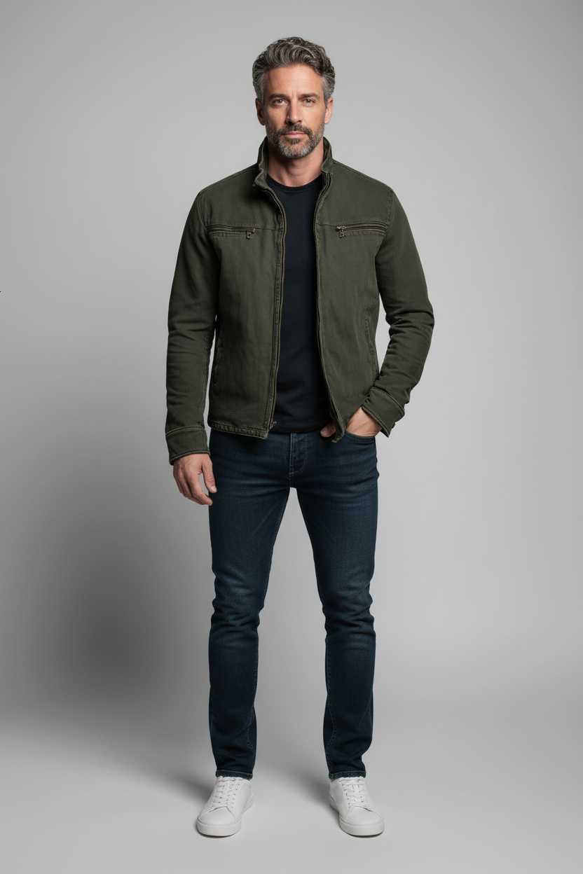 Alpine | Vintage Cotton Zip Jacket