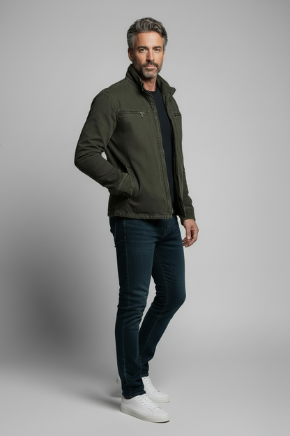 Alpine | Vintage Cotton Zip Jacket