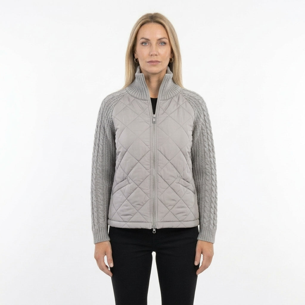 NORDIC | Quilted Knit Sleeve Jacket