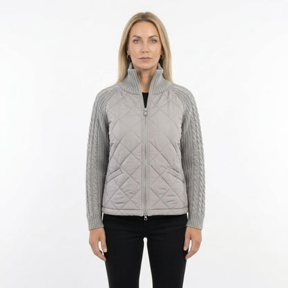 NORDIC | Quilted Knit Sleeve Jacket