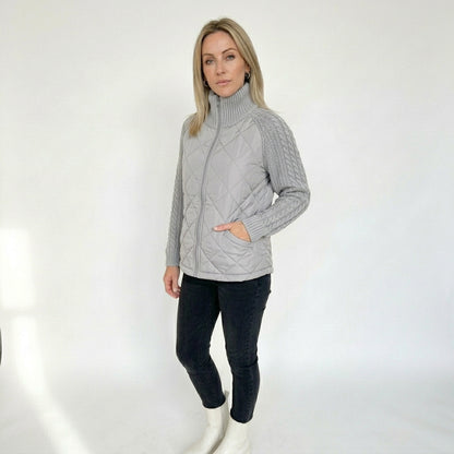 NORDIC | Quilted Knit Sleeve Jacket