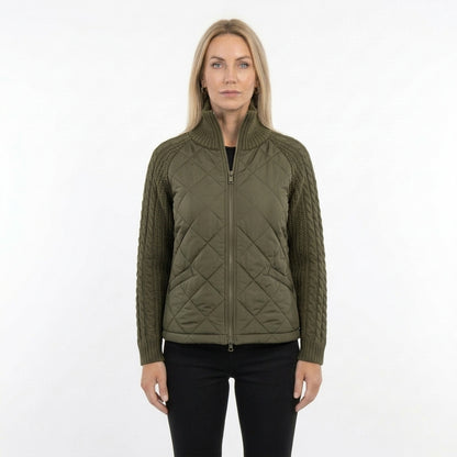 NORDIC | Quilted Knit Sleeve Jacket
