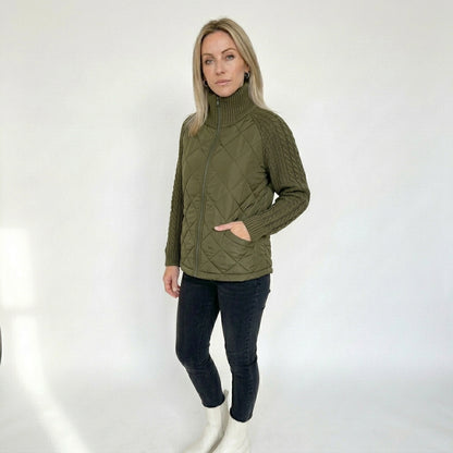 NORDIC | Quilted Knit Sleeve Jacket