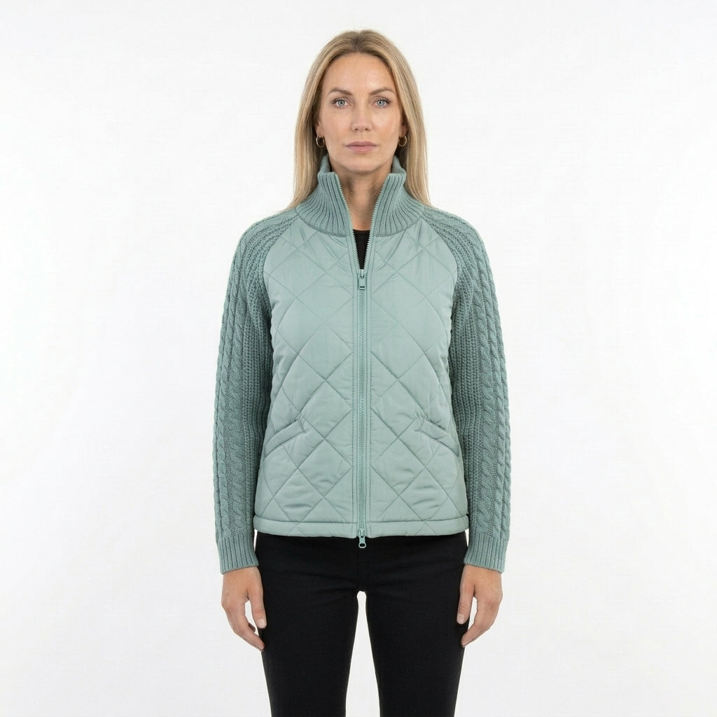 NORDIC | Quilted Knit Sleeve Jacket
