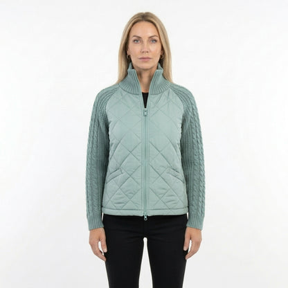 NORDIC | Quilted Knit Sleeve Jacket