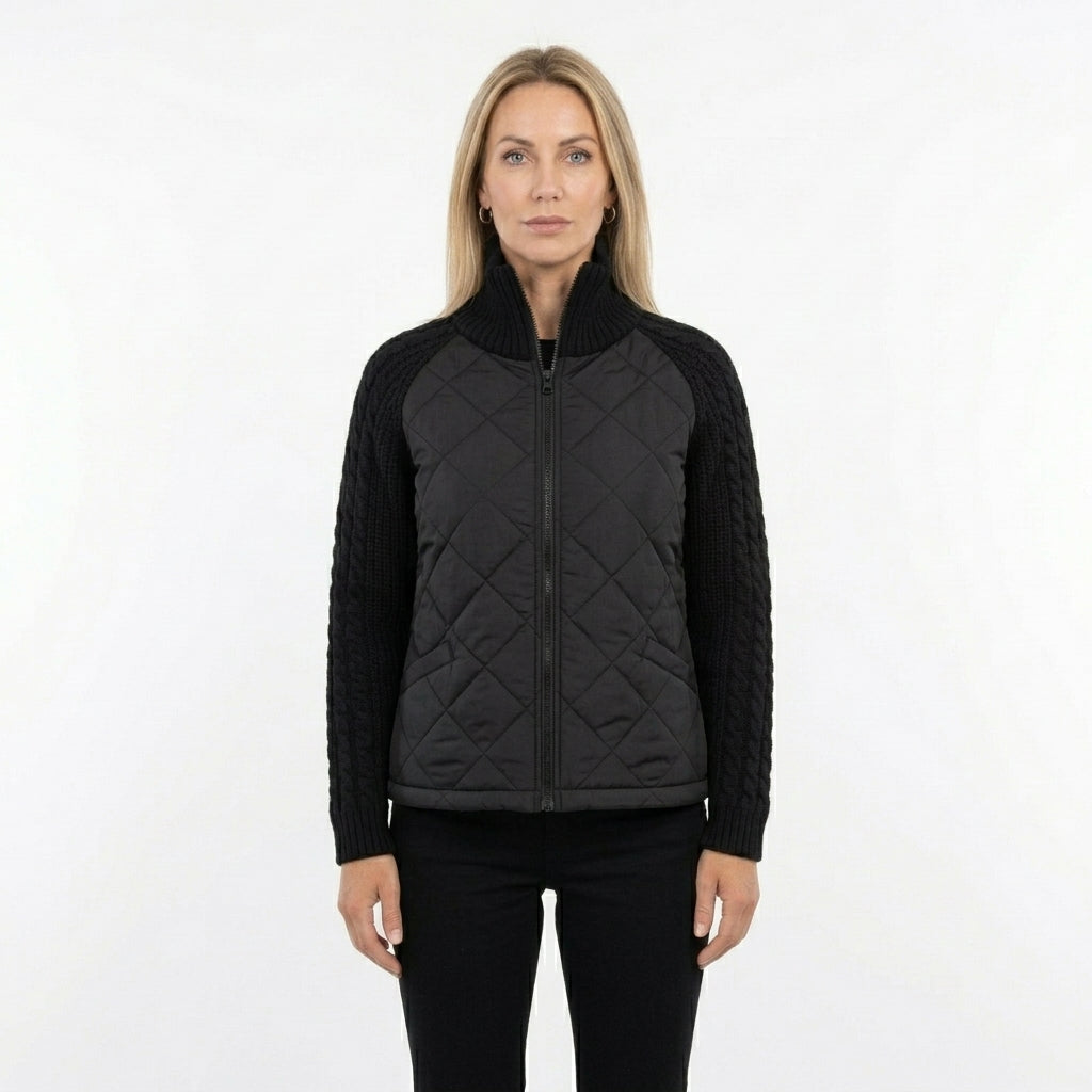 NORDIC | Quilted Knit Sleeve Jacket