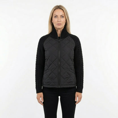 NORDIC | Quilted Knit Sleeve Jacket