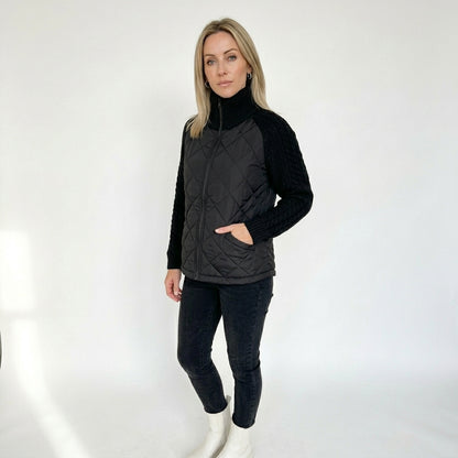 NORDIC | Quilted Knit Sleeve Jacket