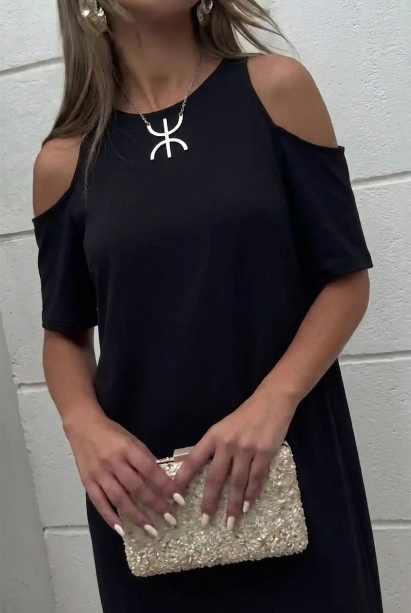 Leo | Long Off-the-Shoulder Relaxed Fit Dress