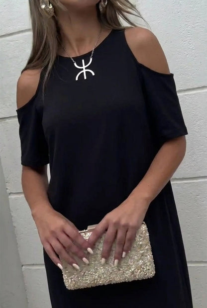 Leo | Long Off-the-Shoulder Relaxed Fit Dress